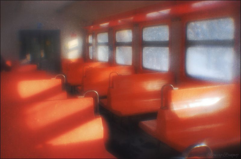 монокль, manuallens, photoart Солнечная электричка фото превью