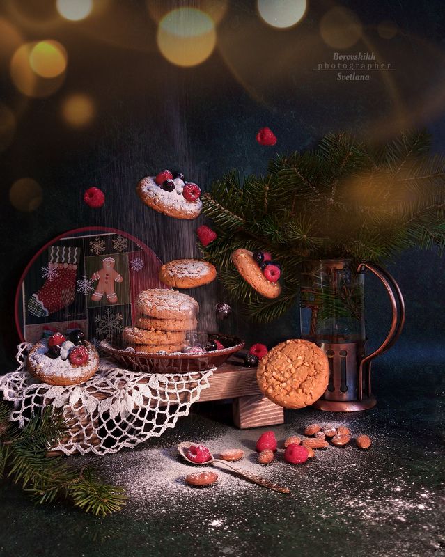 натюрморт, левитация, darkphoto, food photo, фуд фото, ягодыфото на телефон Настроение праздника (из серии \
