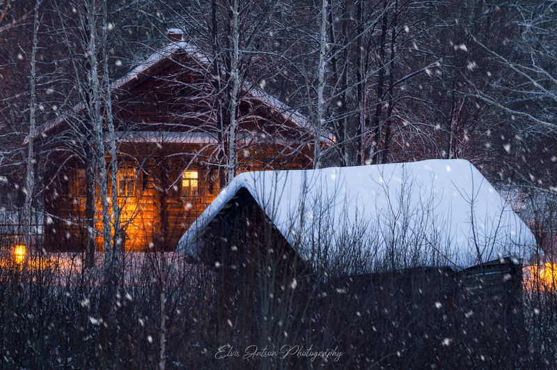 кострома, зима, Уютный зимний вечерphoto preview