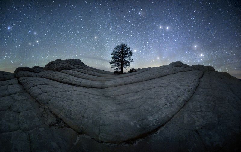 night, landscape, nature, eeuu, mountain, stone,  White Pocketphoto preview