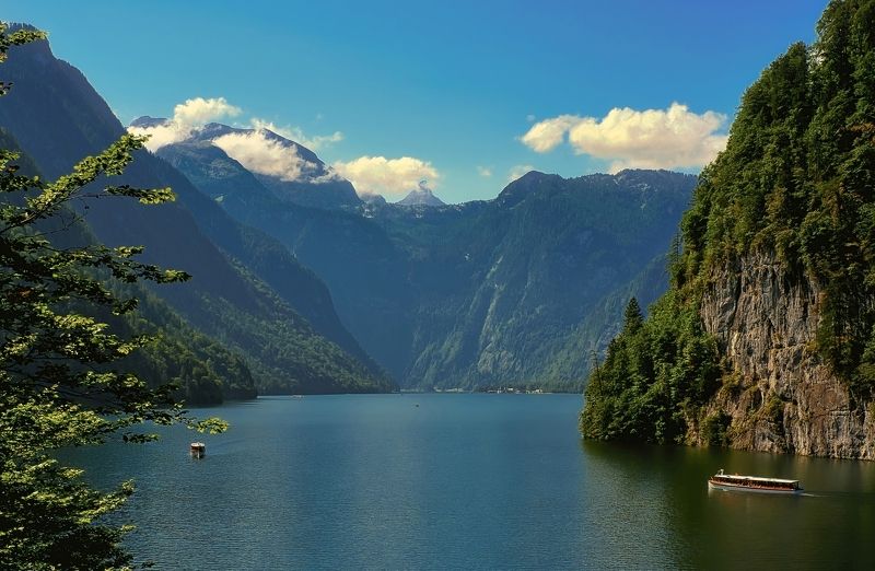 königsee,ramsau,hintersee,рамзау,альпы,ватцман,watzman,горы,бавария,мария герн,озеро Königseephoto preview