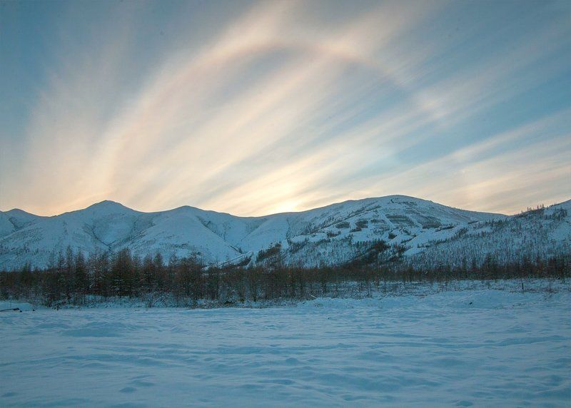 Якутия, однажды вечером фото превью