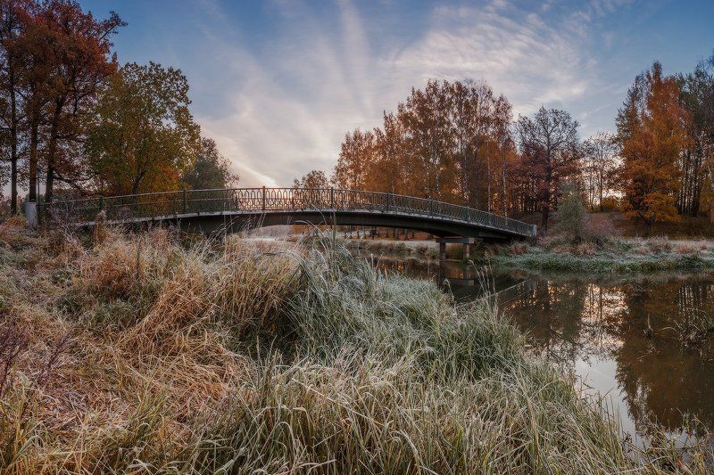 павловск, бип, осень, россия, рассвет, мост, славянка, тызва про Горбатый мост или... photo preview
