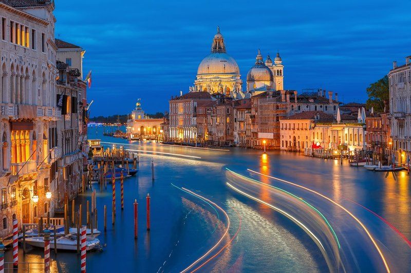 венеция, италия, гранд канал, канал, церковь, grand canal, basilica, st mary of health, santa maria della salute, venezia, venice, italia, italy, canale, grand, canal, sea, church, twilight, evening, venetia, venise, venetian, travel, city, tourism, europ вечерняя венецияphoto preview