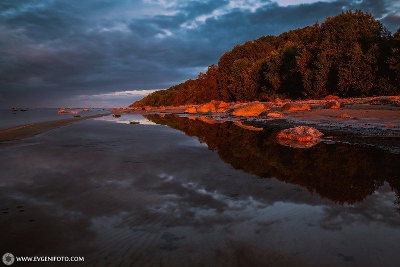 природа,пейзаж,отражения,закат,landscape,sunset,reflection,water,nature Отраженияphoto preview