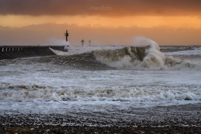 #littlehampton #waves #storm #sunset Sunsetphoto preview