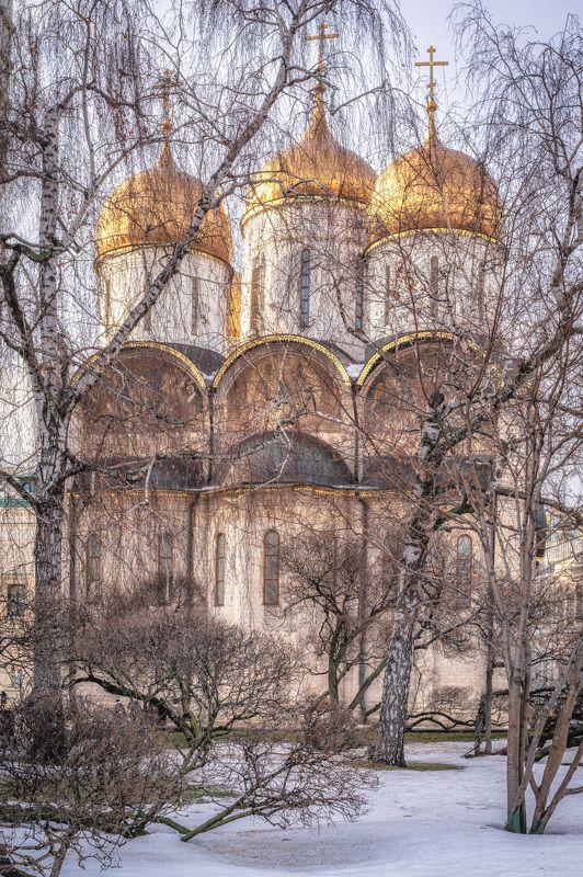 архитектура, город, москва Успенский соборphoto preview