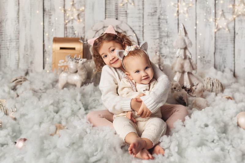 девочка, малышка, детское фото, детская фотография, детский портрет, сёстры, familyphoto, love, baby, girl, family, babyphoto, children, childrenphoto, childrenphotography, новый год, new year Сестрёнкиphoto preview