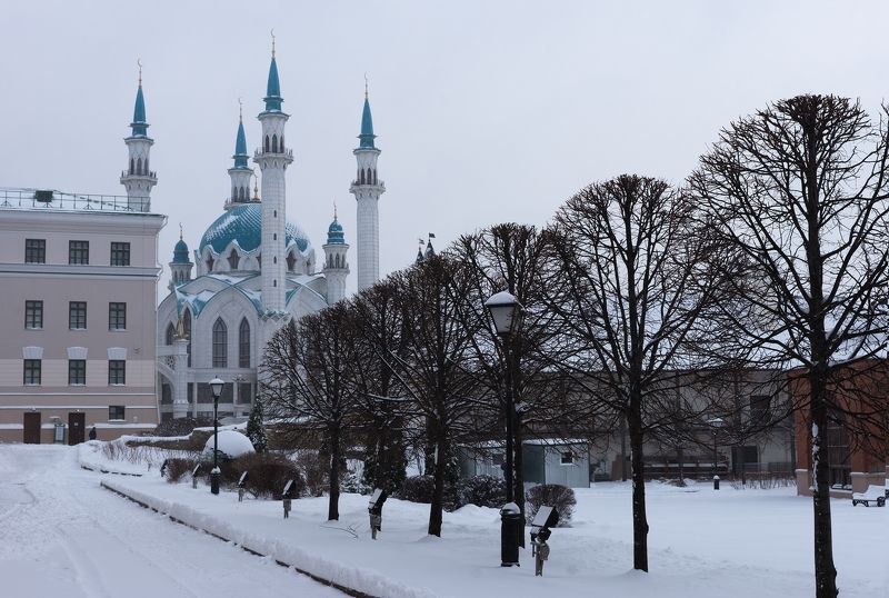 Казанский кремль зимойphoto preview