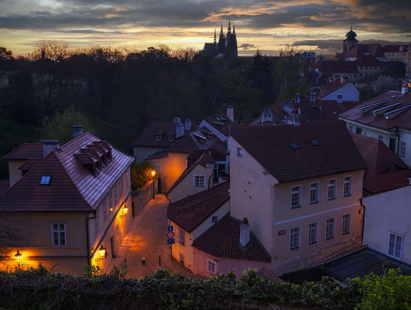 прага, рассвет Сказки пражского Монмартра.photo preview