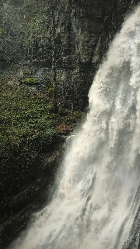 пейзаж, природа, водопад, вода, Абхазия, landscape, water, waterfall, nature 1/2photo preview