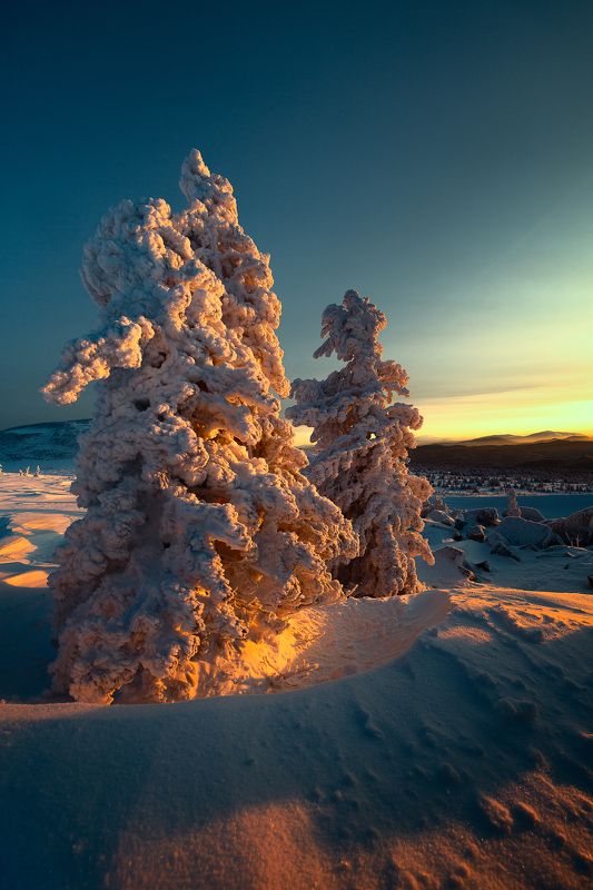 Снег, Горы, Зима, Рассвет photo preview