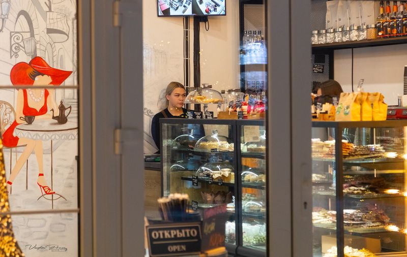 Рождество, Зеленоградск,Россия, курорт, зима, улица, фотография, ночь, Свирин Вадим, город, Christmas, Zelenogradsk, Russia, resort, winter, street, photography, night, Vadim Svirin, city «Открыто»photo preview