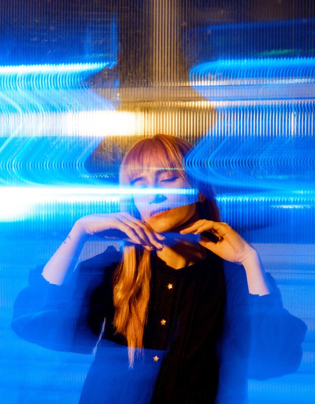 портрет, свет, блики Волныphoto preview