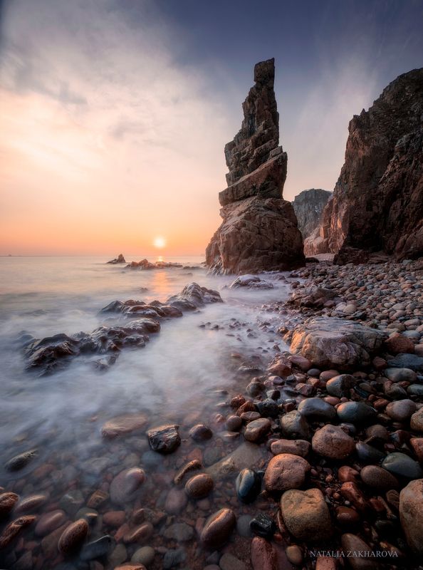 приморье, кекуры, остров шкота, приморский край, владивосток, Кекуры острова Шкотаphoto preview
