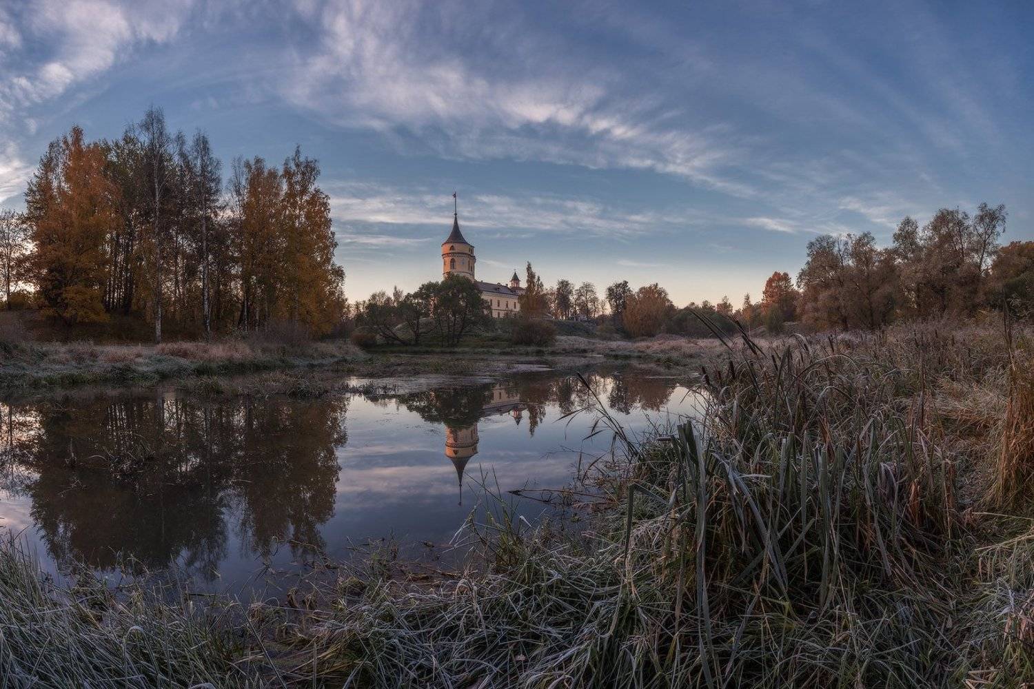 павловск, мариенталь, парк, осень, рассвет, осень, россия, славянка, бип, Илья Штром