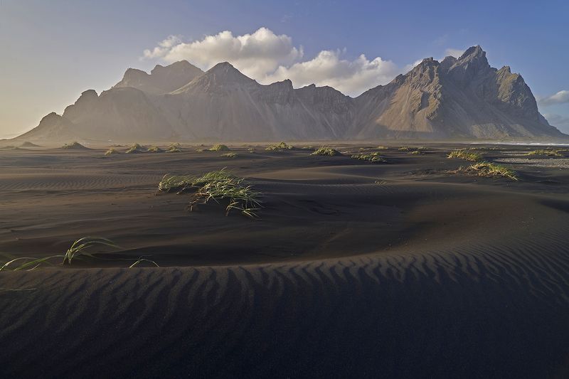 sunset,mountains,iceland,sand,vestrahorn,beach IS345photo preview