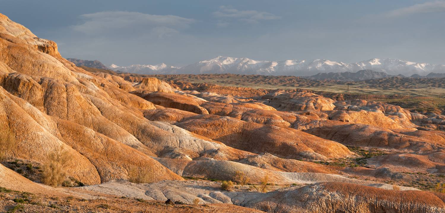 Тигровые горы. Автор: Кетова Вера юго-восточный казахстан, северный тянь-шань, предгорья джунгарского алатау, тигровые горы, разноцветная глина, отложения, Кетова Вера
