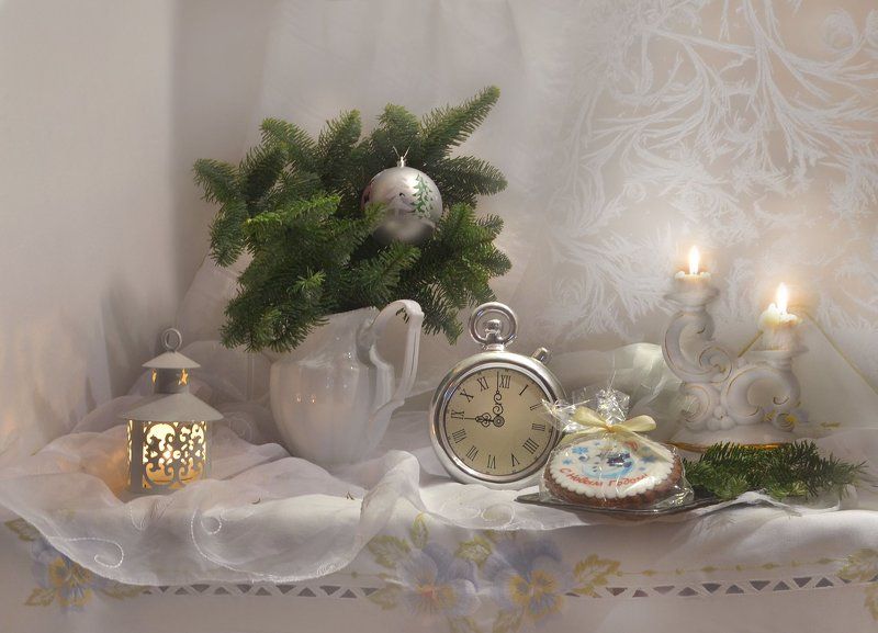 still life, натюрморт, фото натюрморт, зима, январь,  праздник, свечи, подсвечники, настроение, старый новый год. Когда приходит Старый Новый Год...photo preview