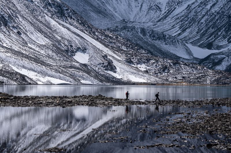 озеро, алтай, каракель, южно-чуйский хребет, кош-агач Зазеркальеphoto preview