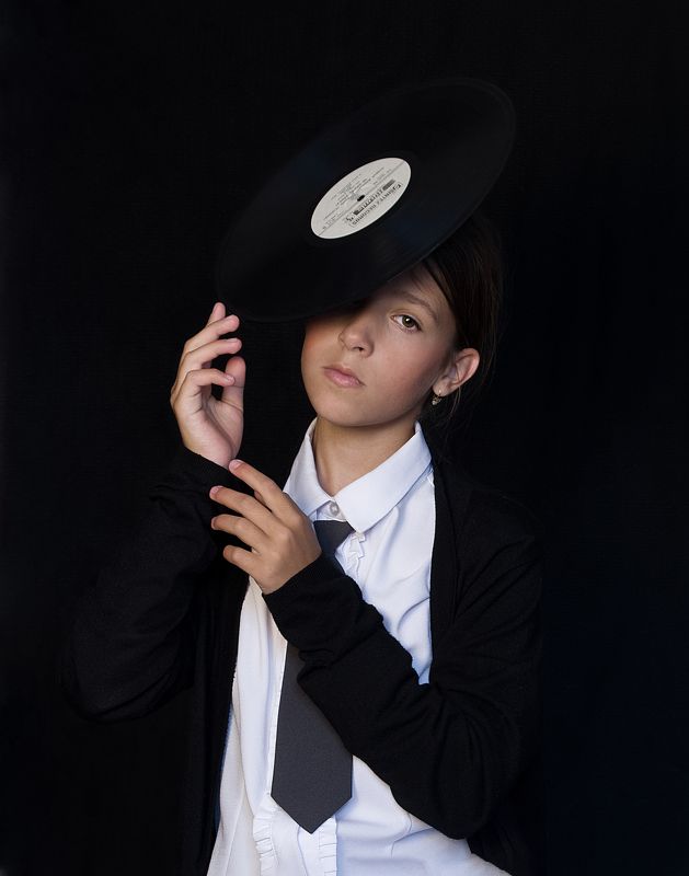 винил, пластинка, музыка, портрет Музыкальная Композицияphoto preview