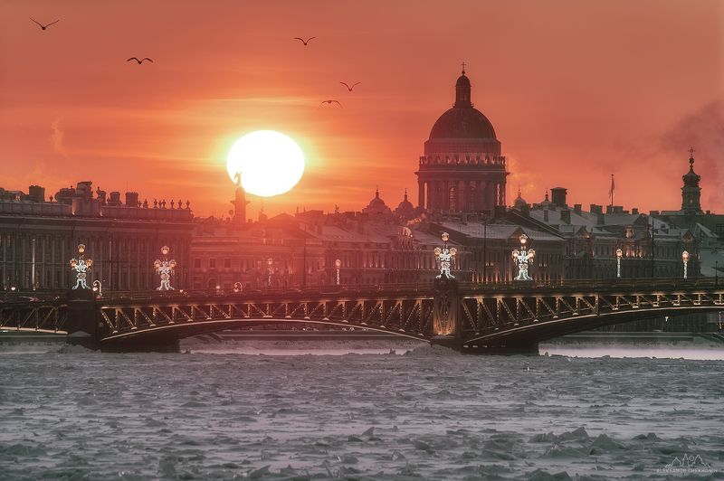 Закат на Невеphoto preview