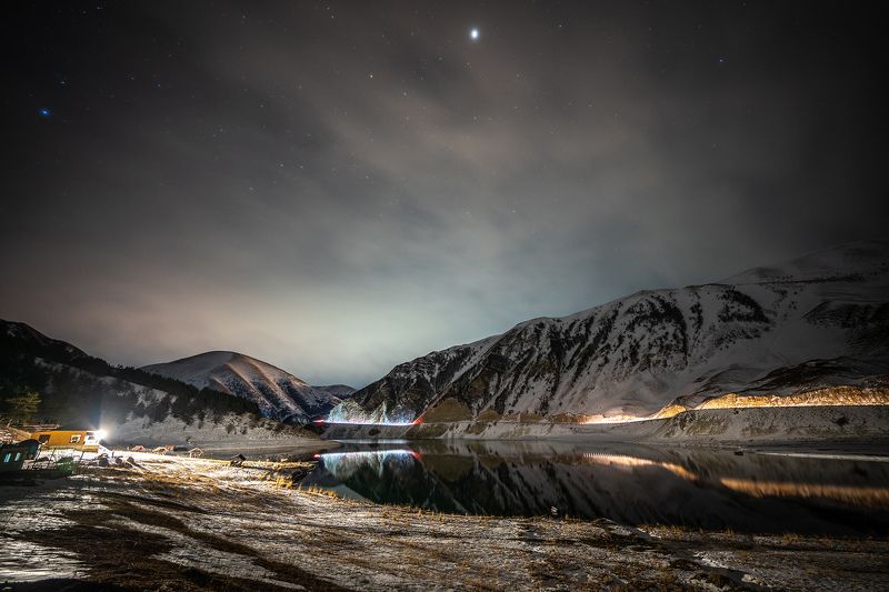 Озеро Кезеной-Ам ночьюphoto preview