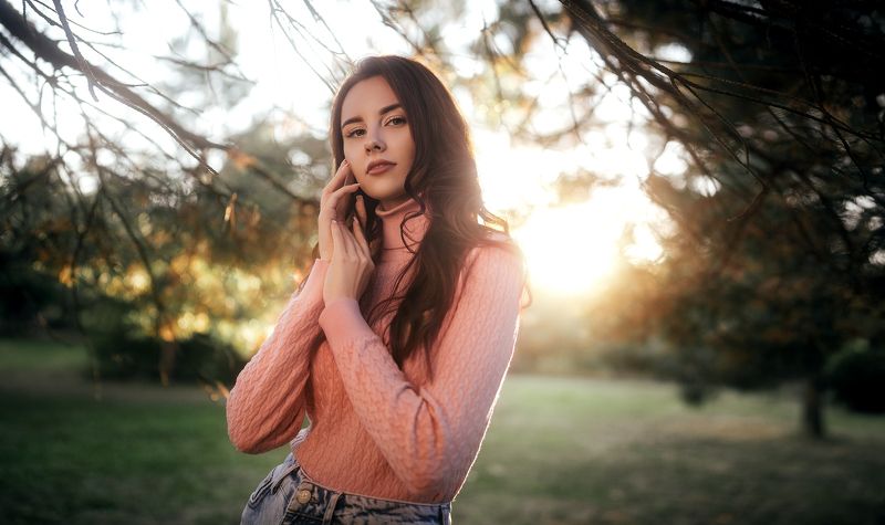 портрет, девушка, цвет, лето, Анастасия фото превью