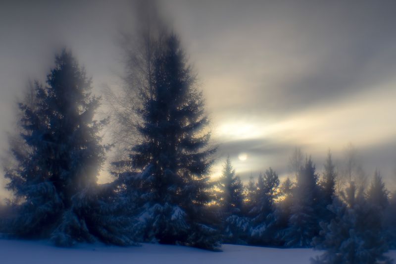 урал, закат, монокль Уральский декадансphoto preview