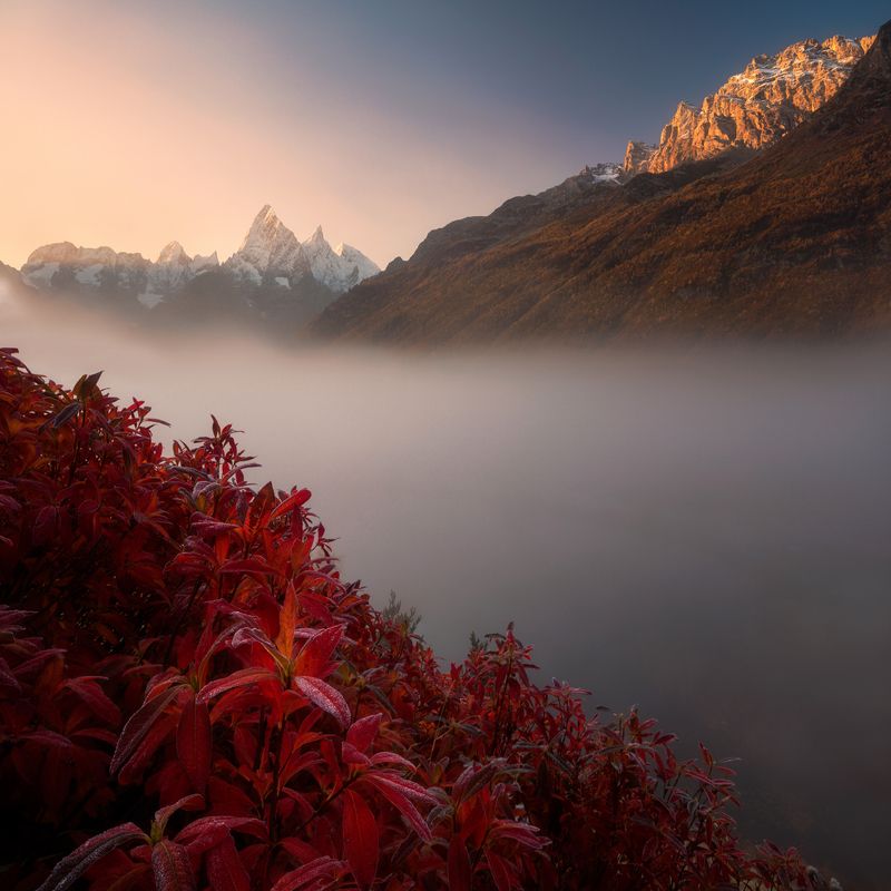 домбай, туманлы-кёль Туманлы-Кёль в квадратеphoto preview