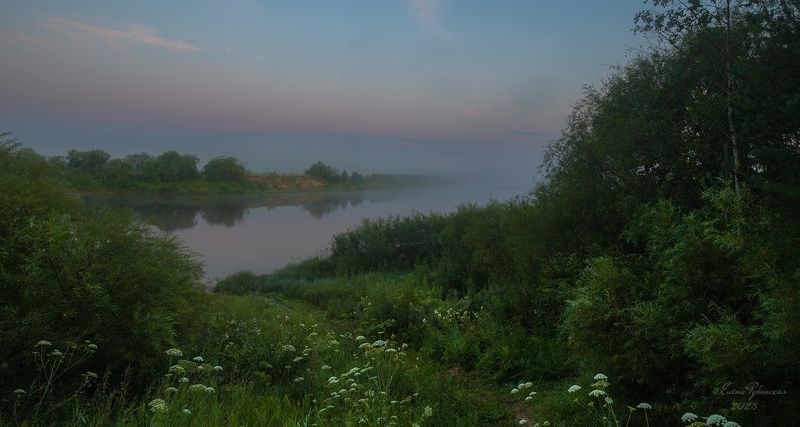 кологрив, унжа, река, туман, утро, костромскаяобласть photo preview