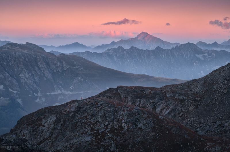 горы, архыз, закат, краски, кавказ Горы Архызаphoto preview