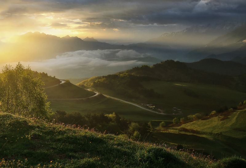 Утро в горах Ингушетииphoto preview