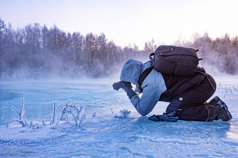 Когда красивое сильнее мороза! фото превью