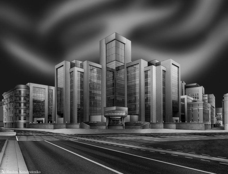 лукойл, москва, fine art, fineart, файн арт, fine art architecture Штаб-квартира ОАО «Лукойл»photo preview