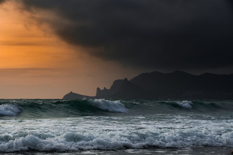 Шторм в Судакеphoto preview