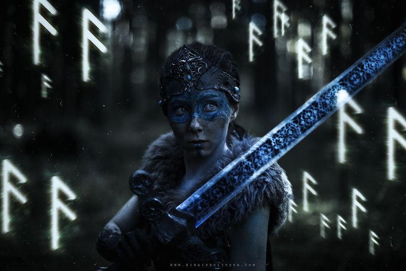 dark, art, horror, portrait, fine-art, cosplay, sfx,  С а г а   С е н у аphoto preview