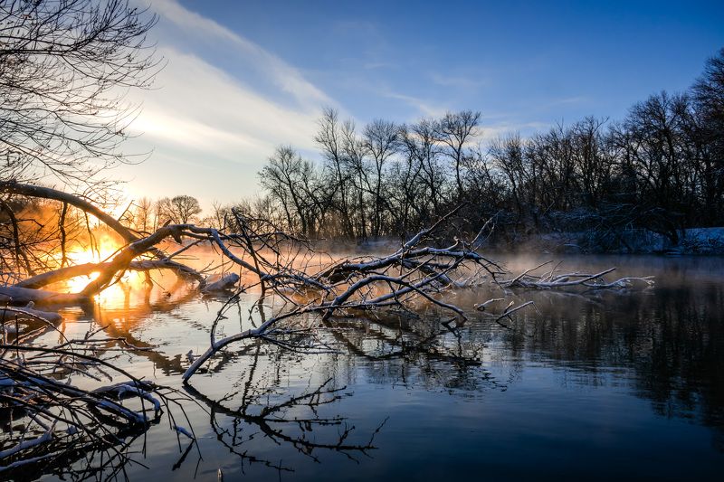вечер, закат, пейзаж, ростовская область Вечерphoto preview