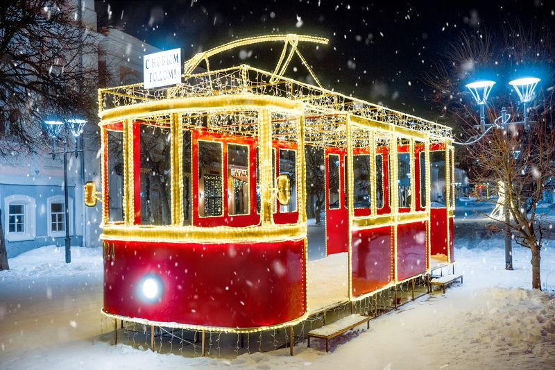 Новогодний город Елецphoto preview