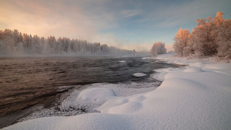 север, кольский, заполярье, пиренга *** фото превью