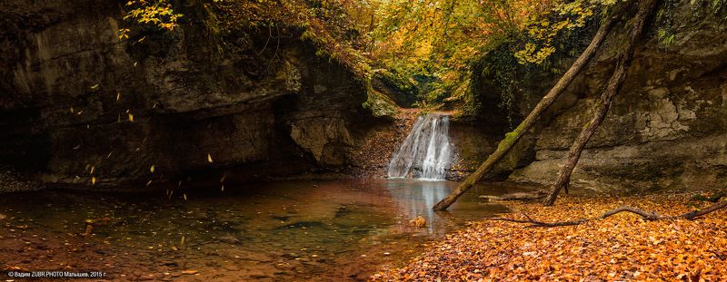 Zubrphoto, Адыгея, Водопад, Горы, Кавказ, Лес, Осень, Ручей Мишоко 1photo preview
