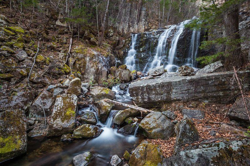 Весна, Водопад, Природа, Россия Еломовские водопады. Приморский край.photo preview