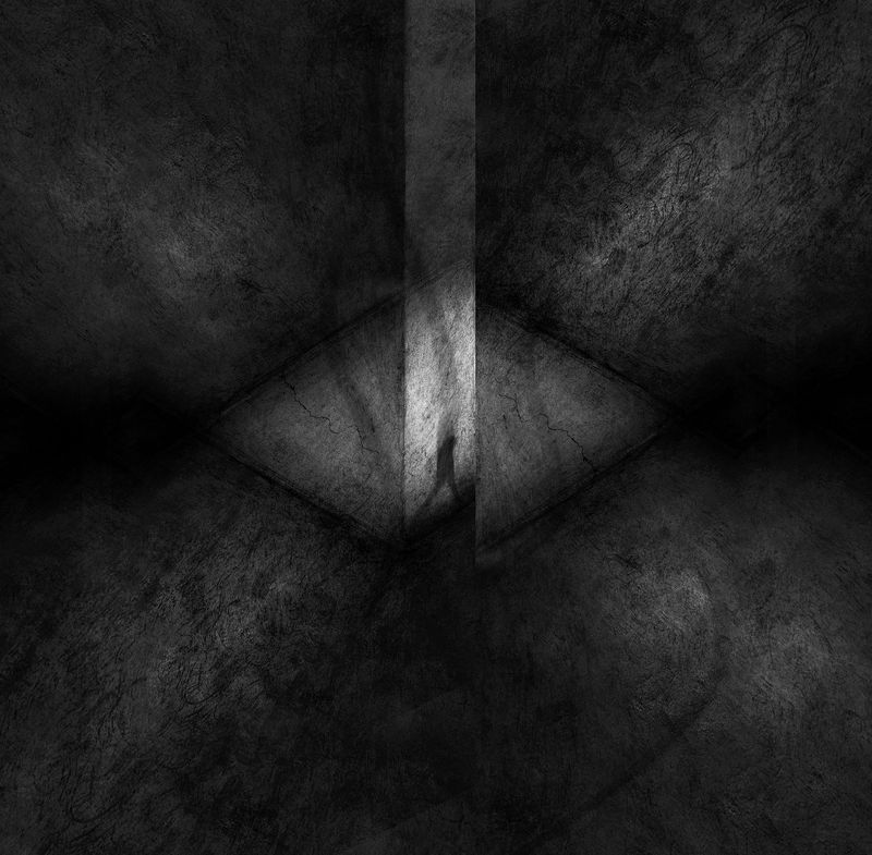 fineart, concept, conceptual, photography, photomontage, photomanipulation, platform, art, darkart, blackandwhite, bnw, Iran, creative, creativity, visionary  Walking Through Darknessphoto preview