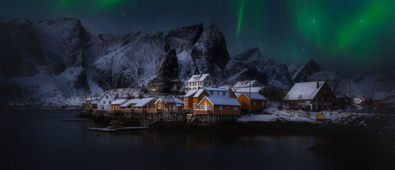 Lofoten, Norway, Aurora, Northern Lights Winter in Lofotenphoto preview