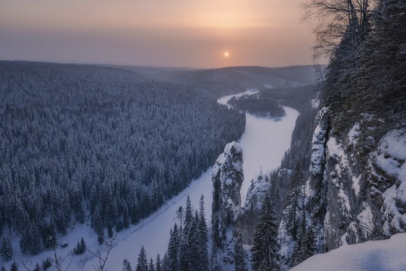 природа пейзаж усьва пермский Усьвинские столбы. Пермский край.photo preview