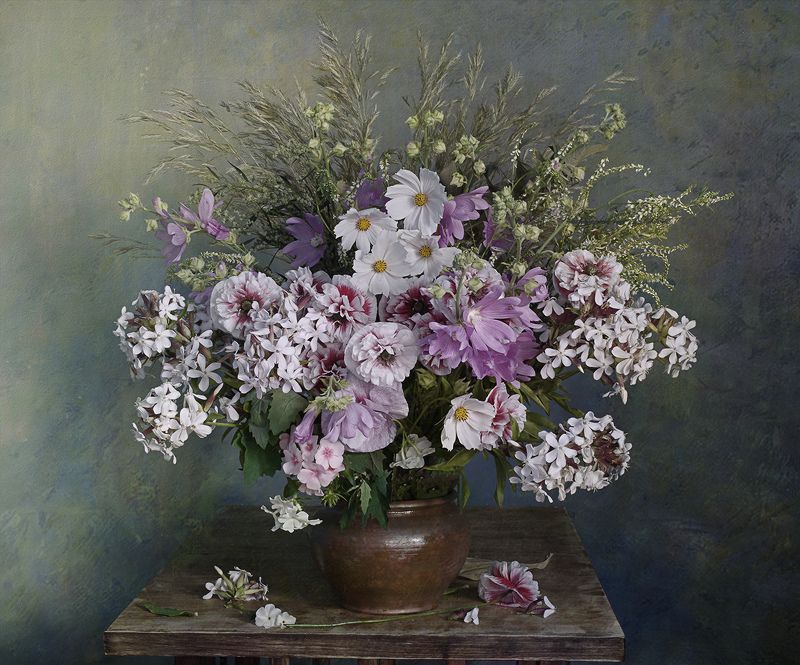 натюрморт, вера павлухина, цветы, лето Облако нежностиphoto preview