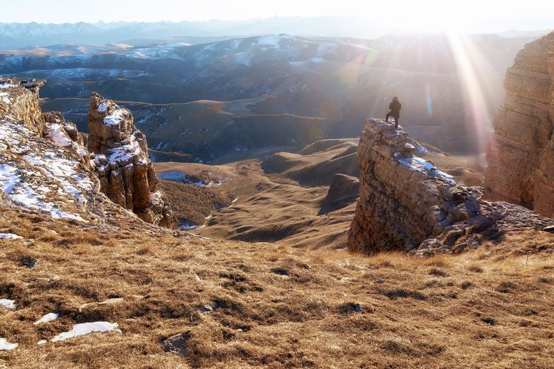 плато горы пейзаж снег Созерцание фото превью