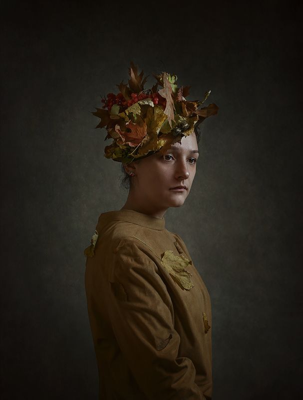 Девушка-осеньphoto preview