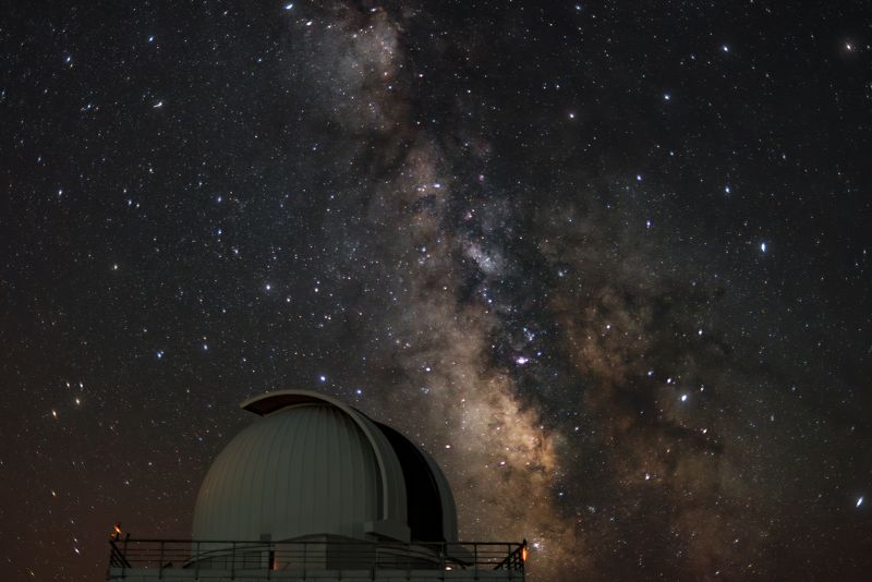 ночь, обсерватория, млечный путь, звездное небо, night, milky way, starry sky, stars, observatory Кавказская горная обсерватория ГАИШ МГУphoto preview