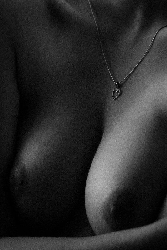 girl, portrait, black and white, nude *photo preview